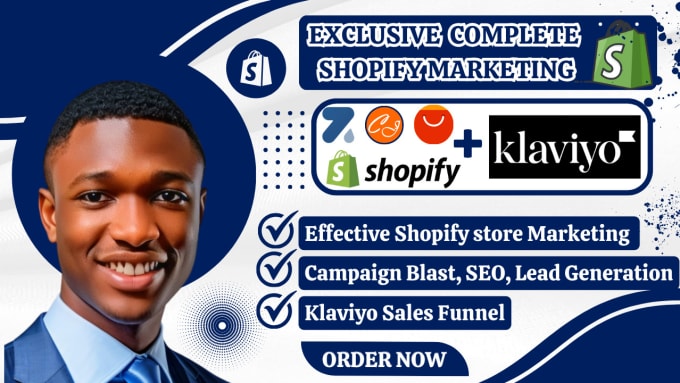 I will increase shopify store sales, SEO, shopify dropshipping marketing and promotion