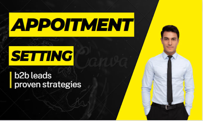 be your b2b appointment setter and sales manager