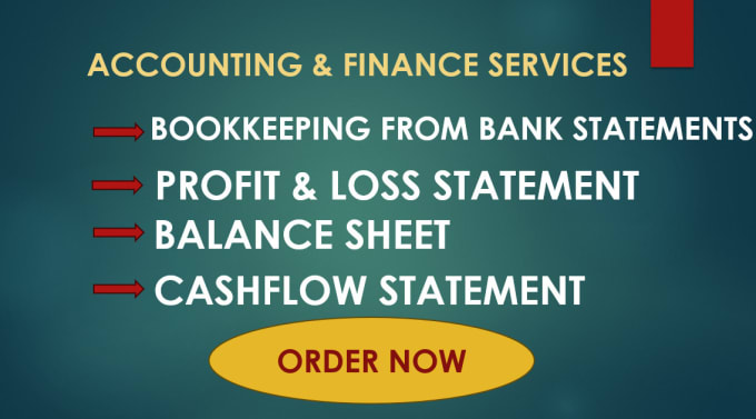 do bookkeeping, accounting, and finance solutions from bank statements