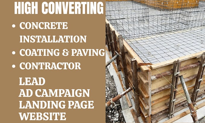 generate concrete installation leads contractor paving coating flooring website