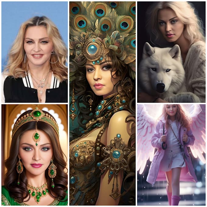 can model your photos in ai style