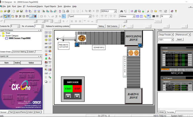 Design plc ladder logic on omoron cx one software by M_awais_riaz | Fiverr