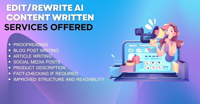 rewrite ai content, ai content editing, chatgpt articles, blogs