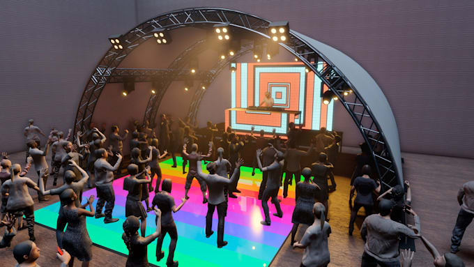 create stage lighting renders and custom  lighting designs