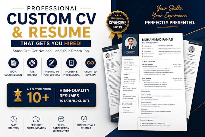 do professional resume writing and CV builder service