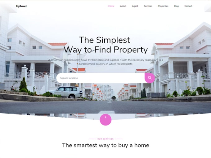 design idx mls real estate website real estate agent website, investor website
