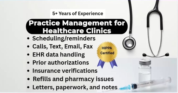 be a medical or behavioral health VA for a healthcare practice or clinic, hippa