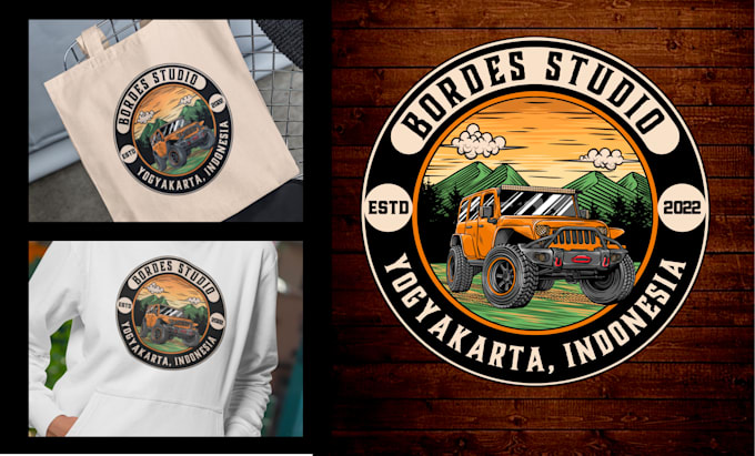 create vintage logo design automotive, car, vehicle bussines
