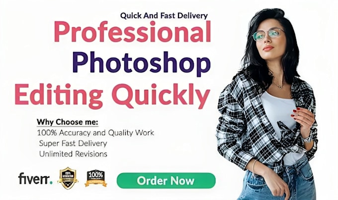 do professional photoshop editing 24hrs