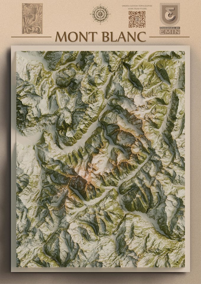 create 3d terrain, relief, surface maps
