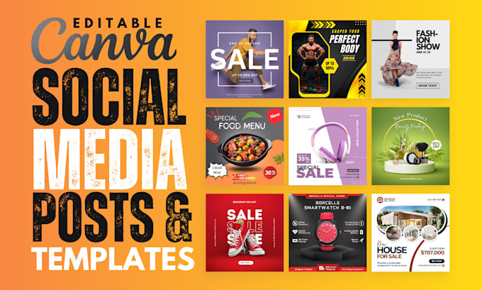 Design canva templates instagram post or anything in canva by ...