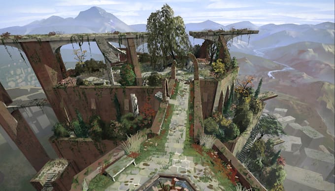make 3d game environment, environment design, game map for unity, unreal engine