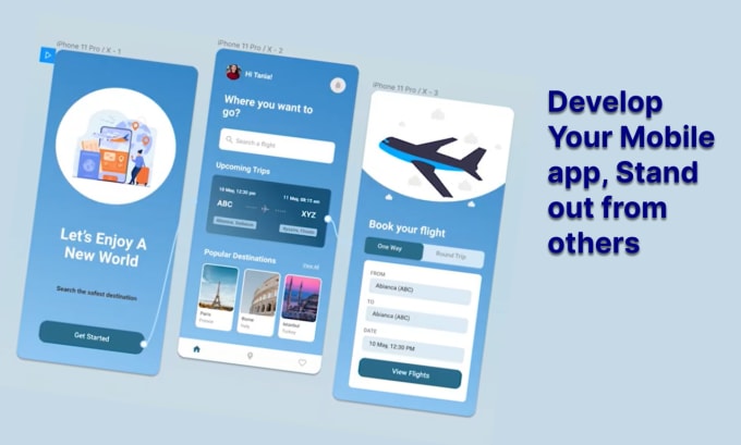 Develop flutter, java and swift mobile applications for both android ...
