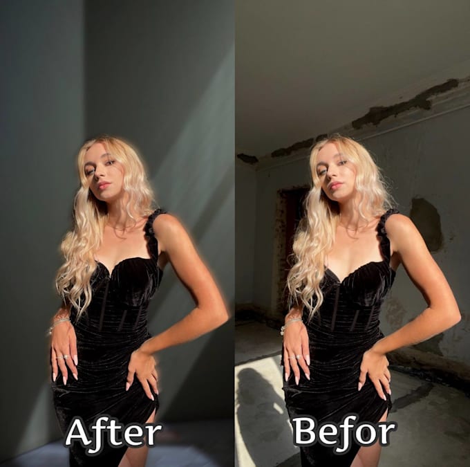 color correction and background replacement