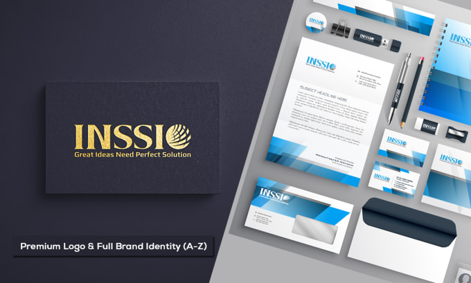 design company logo and brand identity for corporate business