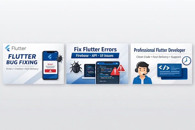 fix flutter bugs, errors, and app crashes