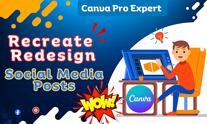 design, convert or recreate social media posts