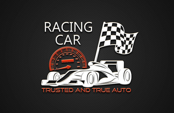 do car racing and automotive logo