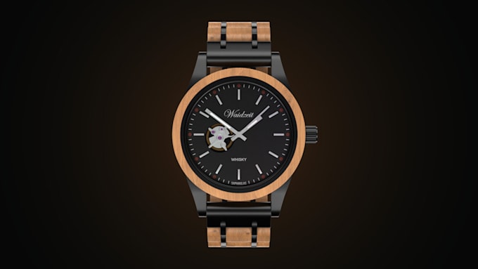 do product wrist watch into 3d animation video 3d product animation c4d