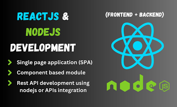 do web development with reactjs and nodejs