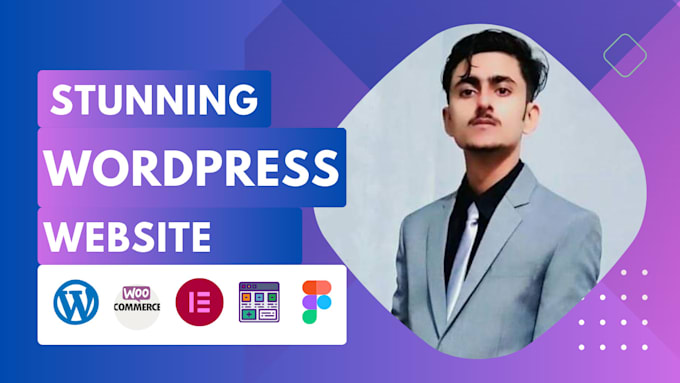 develop wordpress website design, business website, wordpress blog