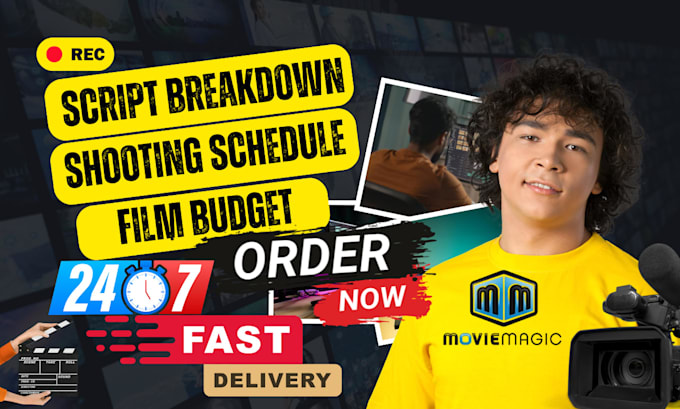 provide a breakdown, schedule, and budget for your film script