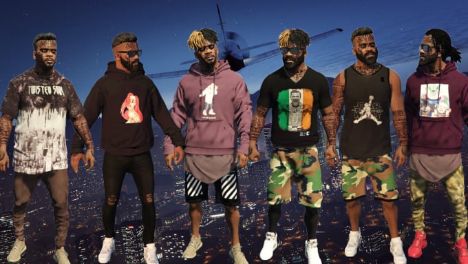 convert gta v single player clothes to fivem