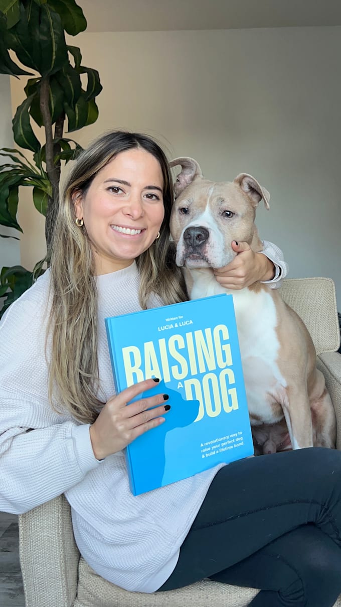 create ugc for pet products with my large dog