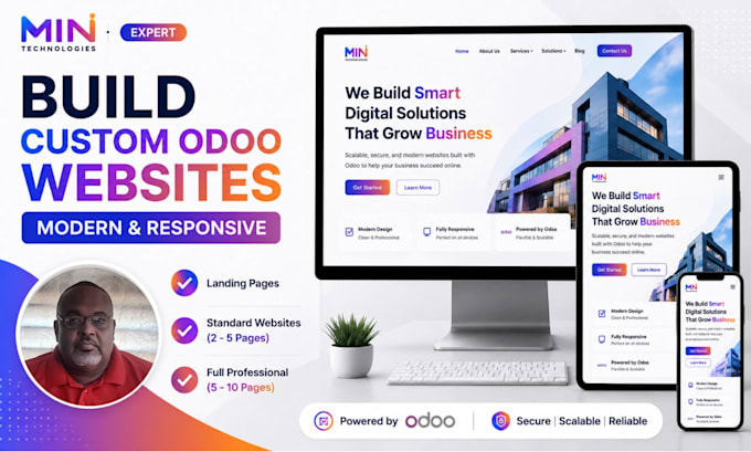 design, build and customize your odoo website