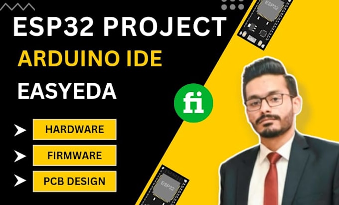 Make your esp32 project with pcb by Mhdtayyab | Fiverr