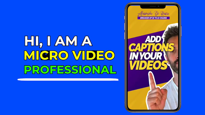 edit tiktok reels shorts with demanding captions