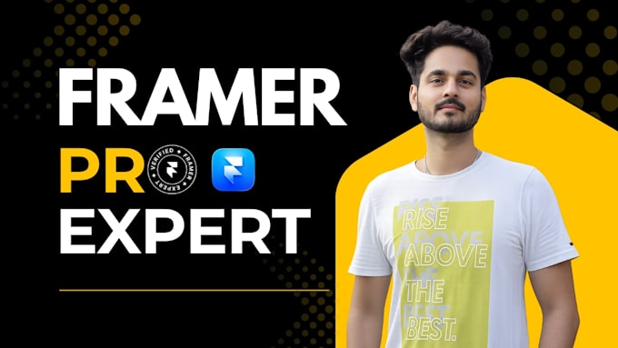 build animated framer website design or figma to framer expert