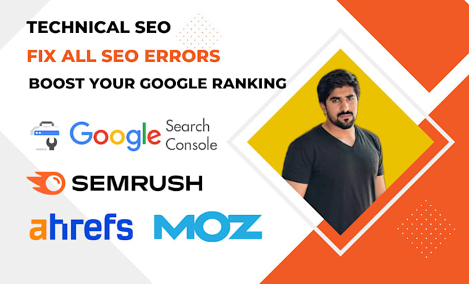 fix website technical SEO, webmaster, semrush, and ahref errors