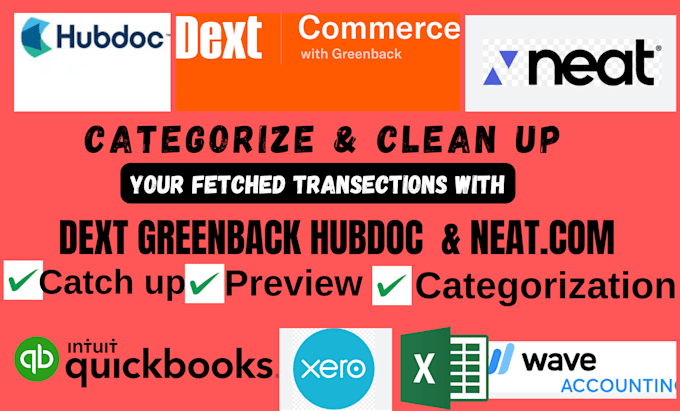 do ecommerce bookkeeping using dext greenback a2x in qb xero