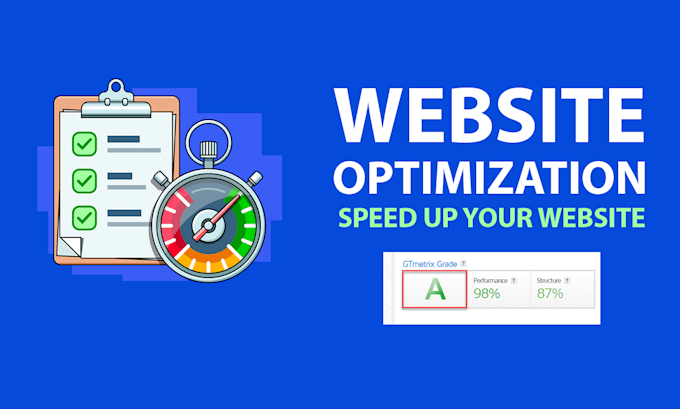 do website speed optimize, improve website speed up with on page SEO