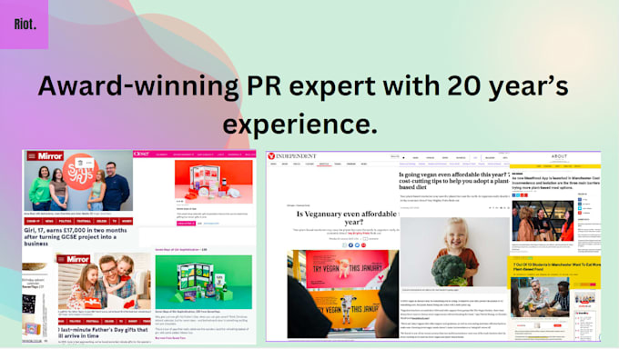 consult on your PR strategy and create killer press coverage