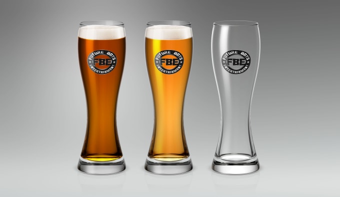 Download Mock Up A Beer Glass With Your Logo By Nickjason Fiverr