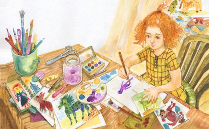 Un livre d'aquarelle pour enfant ! - Objectif dessin