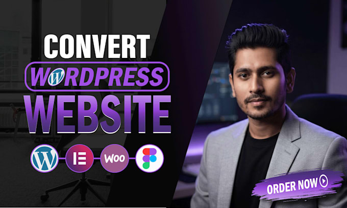 convert wix, weebly, webflow, shopify, and squarespace to a wordpress website