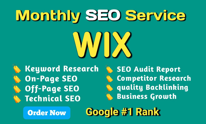 monthly wix SEO services with consult for website
