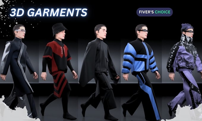do 3d garment collections with runway video