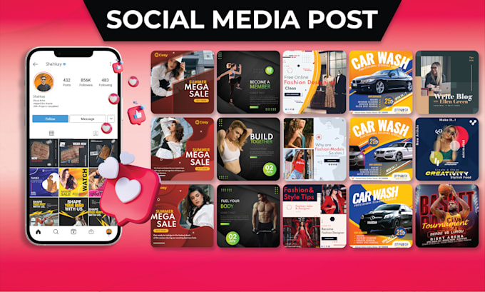 design engaging and creative social media post