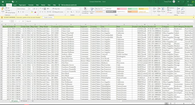 Convert unstructured data in a structured form
