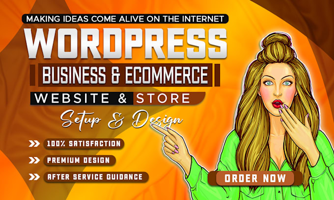 do wordpress ecommerce business website design or development
