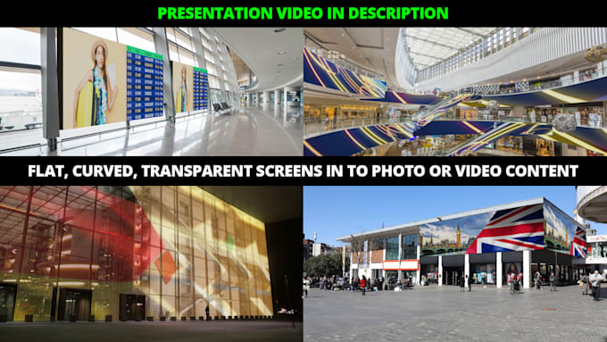 create video visualization of specific led screen