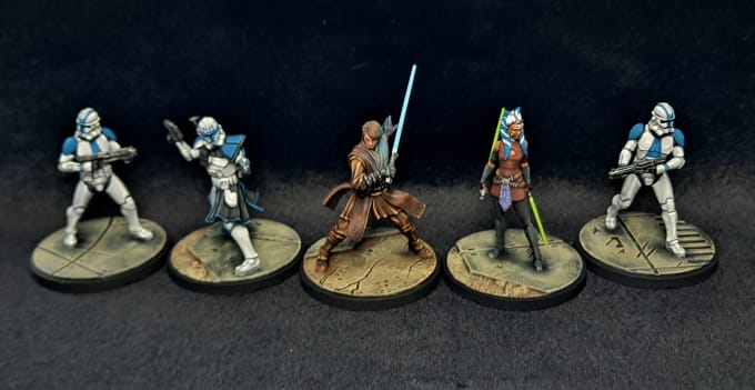Paint your star wars shatterpoint models by Hobbyton | Fiverr