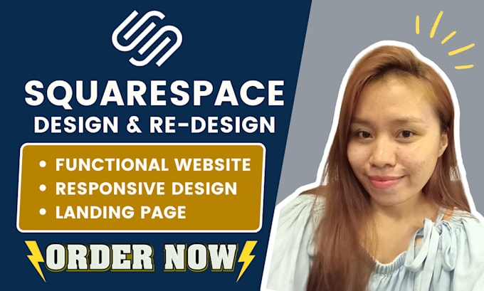 redesign squarespace website or design squarespace