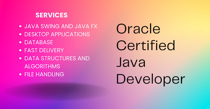 Do java programming javafx java swing and java console by ...