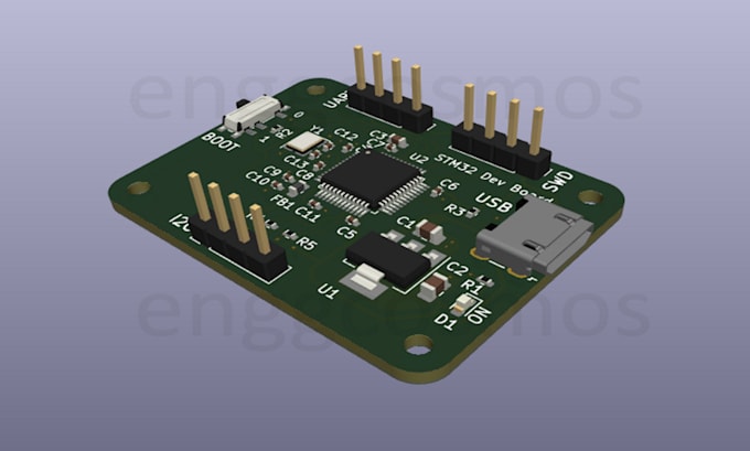 do circuit design, schematic, pcb design, gerber, and 3d