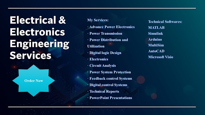 electrical and electronics engineering related tasks  classes